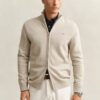 Casual Cotton Zip Cardigan
