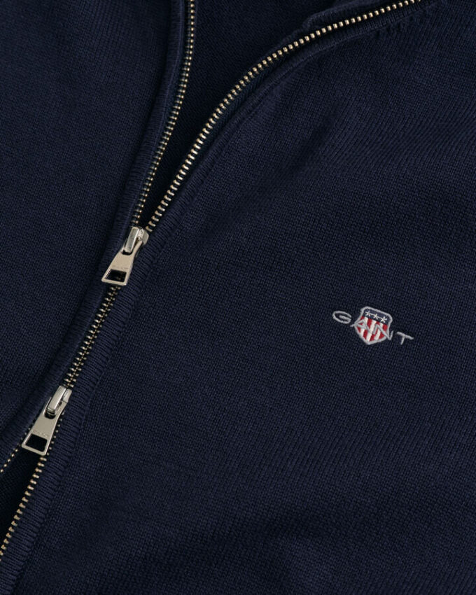 Casual Cotton Zip Cardigan