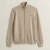 Casual Cotton Zip Cardigan