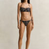 Chain Print Bikini Bandeau