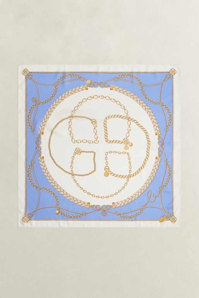 Chain Silk Scarf