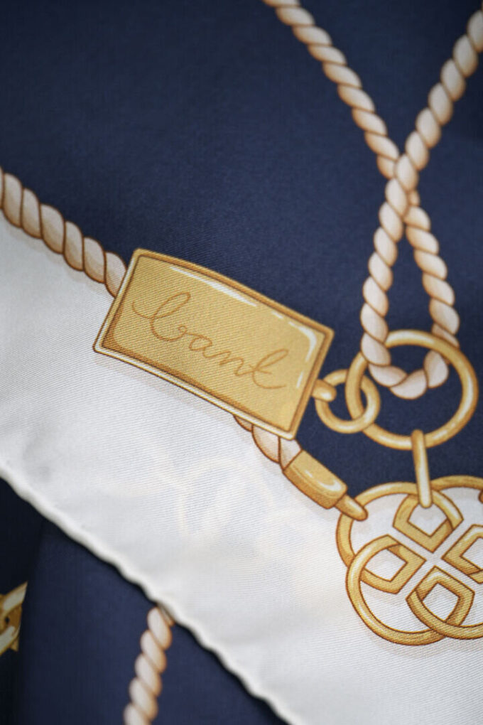 Chain Silk Scarf
