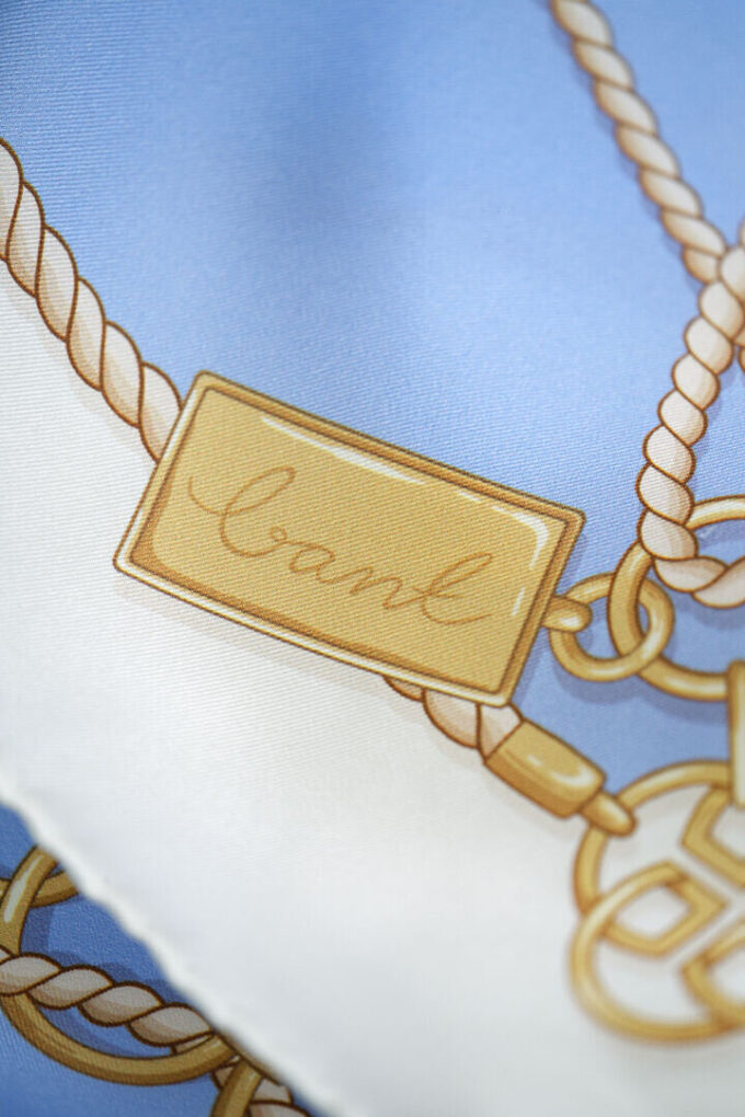 Chain Silk Scarf