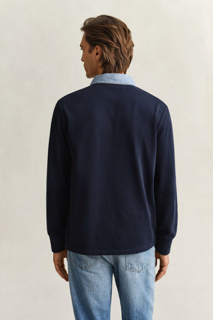 Chambray Collar Heavy Rugger
