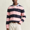 Chambray Collar Striped Heavy Rugger