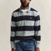 Chambray Collar Striped Heavy Rugger