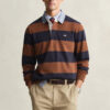 Chambray Collar Striped Heavy Rugger