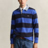 Chambray Collar Striped Heavy Rugger