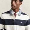 Chambray Collar Striped Heavy Rugger