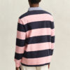 Chambray Collar Striped Heavy Rugger