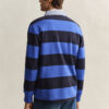 Chambray Collar Striped Heavy Rugger