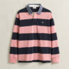 Chambray Collar Striped Heavy Rugger
