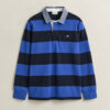 Chambray Collar Striped Heavy Rugger