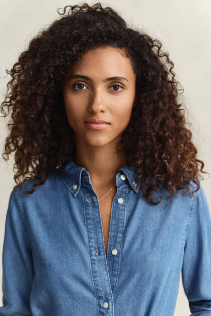 Chambray Shirt Dress