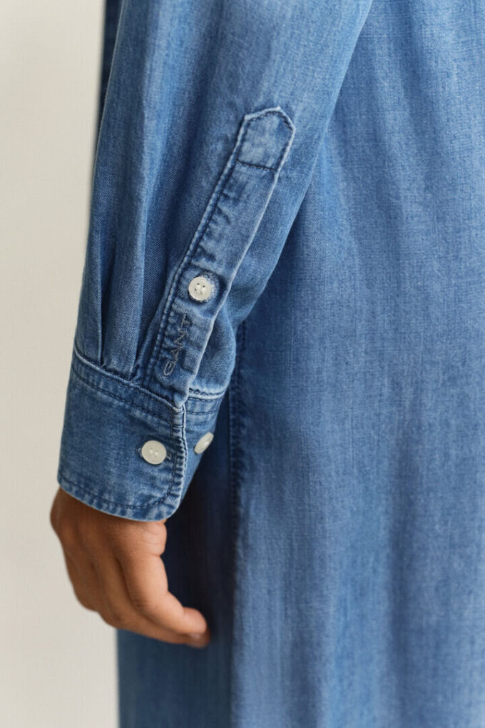 Chambray Shirt Dress