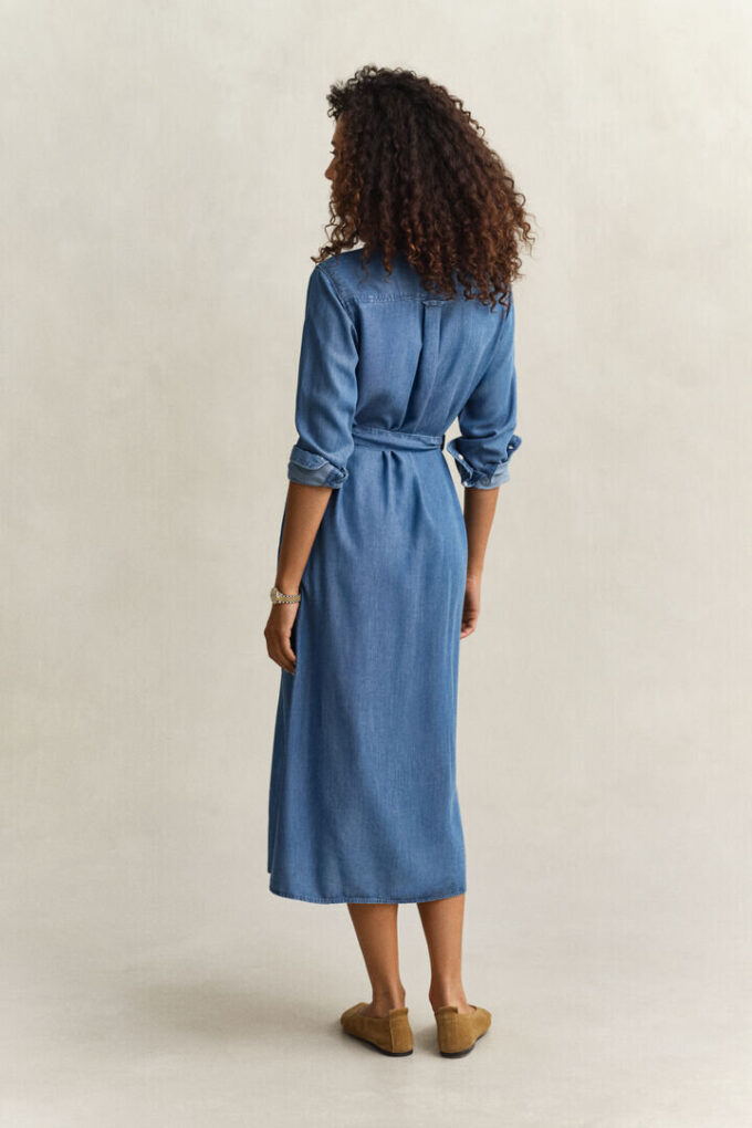 Chambray Shirt Dress