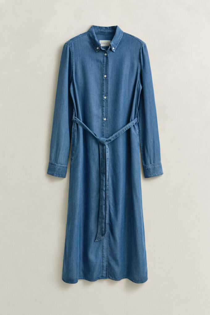 Chambray Shirt Dress