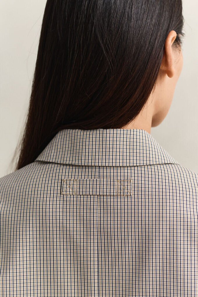 Checked Car Coat