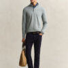 Classic Cotton Half-Zip Sweater