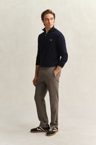 Classic Cotton Half-Zip Sweater
