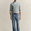 Classic Cotton V-Neck Sweater