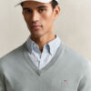 Classic Cotton V-Neck Sweater