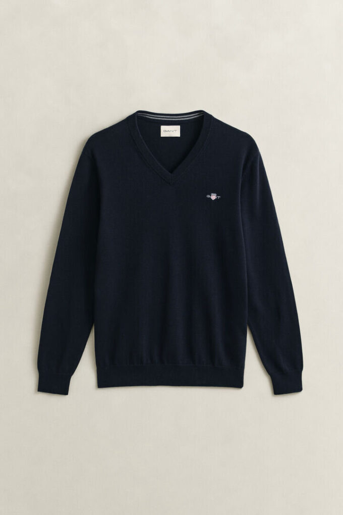 Classic Cotton V-Neck Sweater