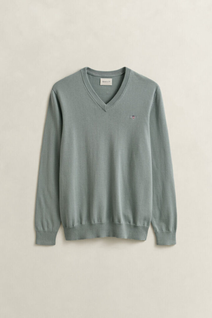 Classic Cotton V-Neck Sweater