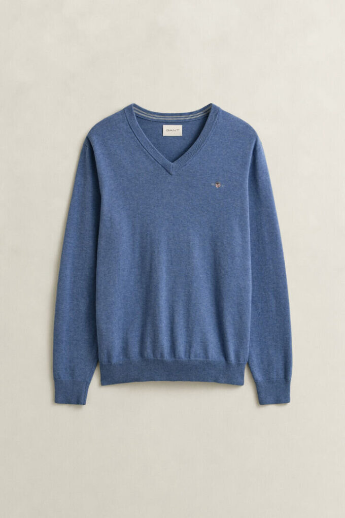 Classic Cotton V-Neck Sweater