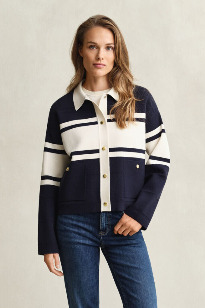 Color Blocked Cardigan