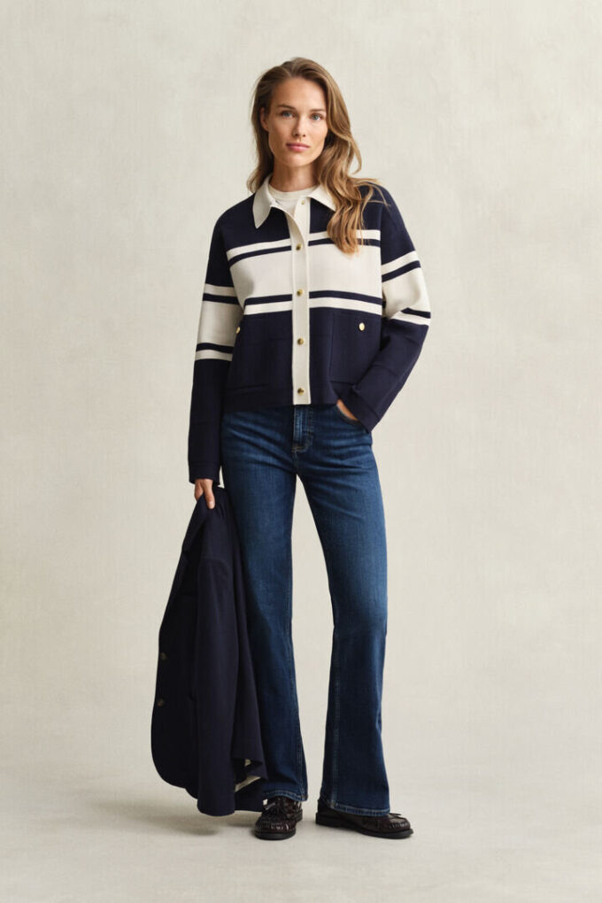 Color Blocked Cardigan