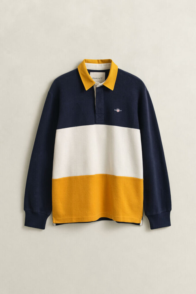 Color Blocked Heavy Rugger