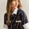 Contrast Blouse