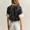 Contrast Blouse