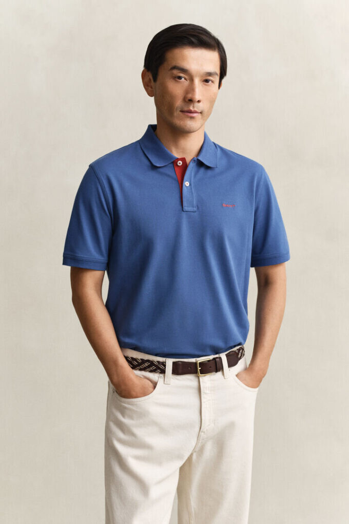 Contrast Piqua Polo Shirt