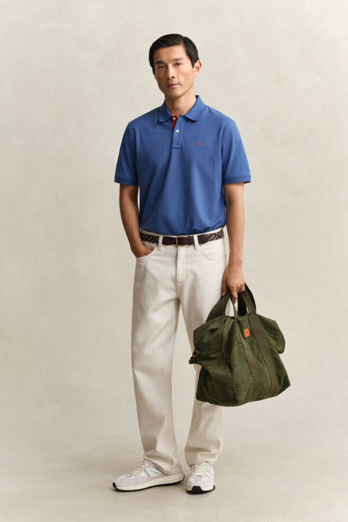 Contrast Piqua Polo Shirt