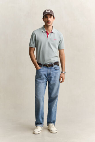 Contrast Piqua Polo Shirt