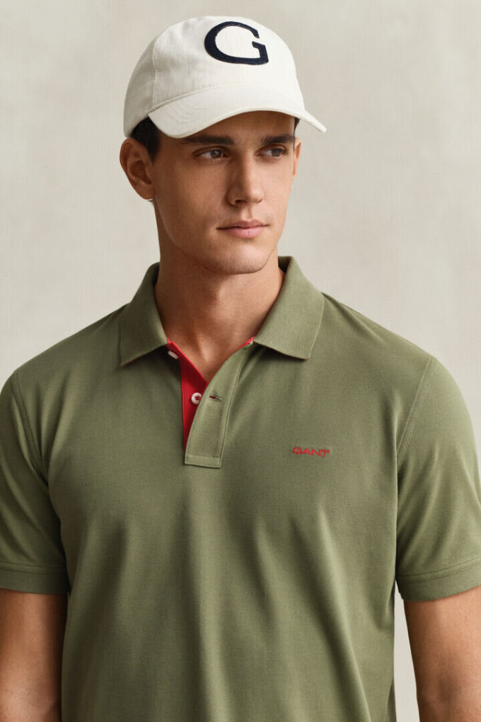 Contrast Piqua Polo Shirt
