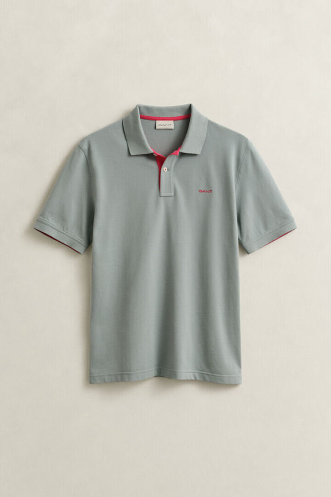 Contrast Piqua Polo Shirt