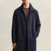 Cotton Blend Car Coat