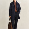 Cotton Blend Car Coat