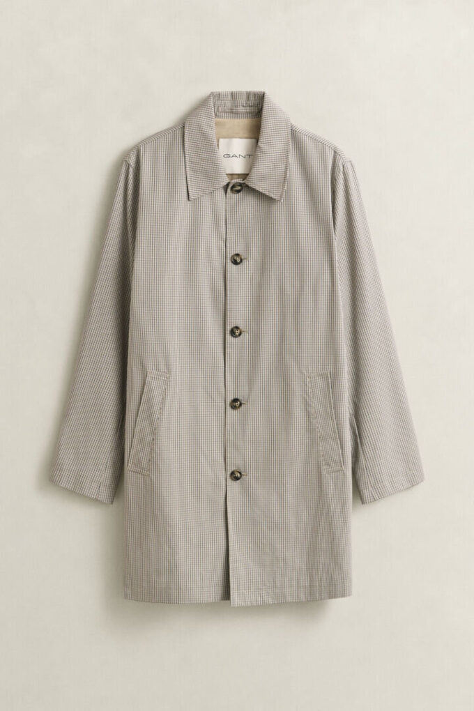 Cotton Blend Car Coat