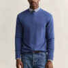 Cotton Blend Crew Neck Sweater