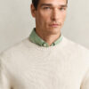 Cotton Blend Crew Neck Sweater
