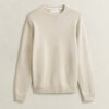 Cotton Blend Crew Neck Sweater