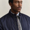 Cotton Blend Harrington Jacket