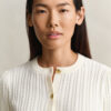 Cotton Cable Knit Cardigan