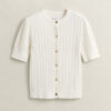Cotton Cable Knit Cardigan