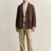 Cotton Cable Knit Crew Neck Sweater