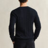 Cotton Cable Knit Crew Neck Sweater